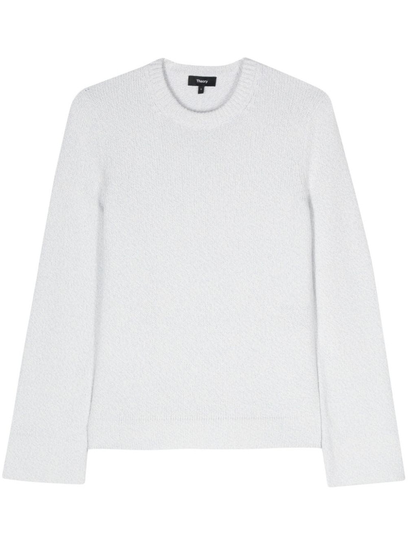 long-sleeve bouclÃ© jumper 1