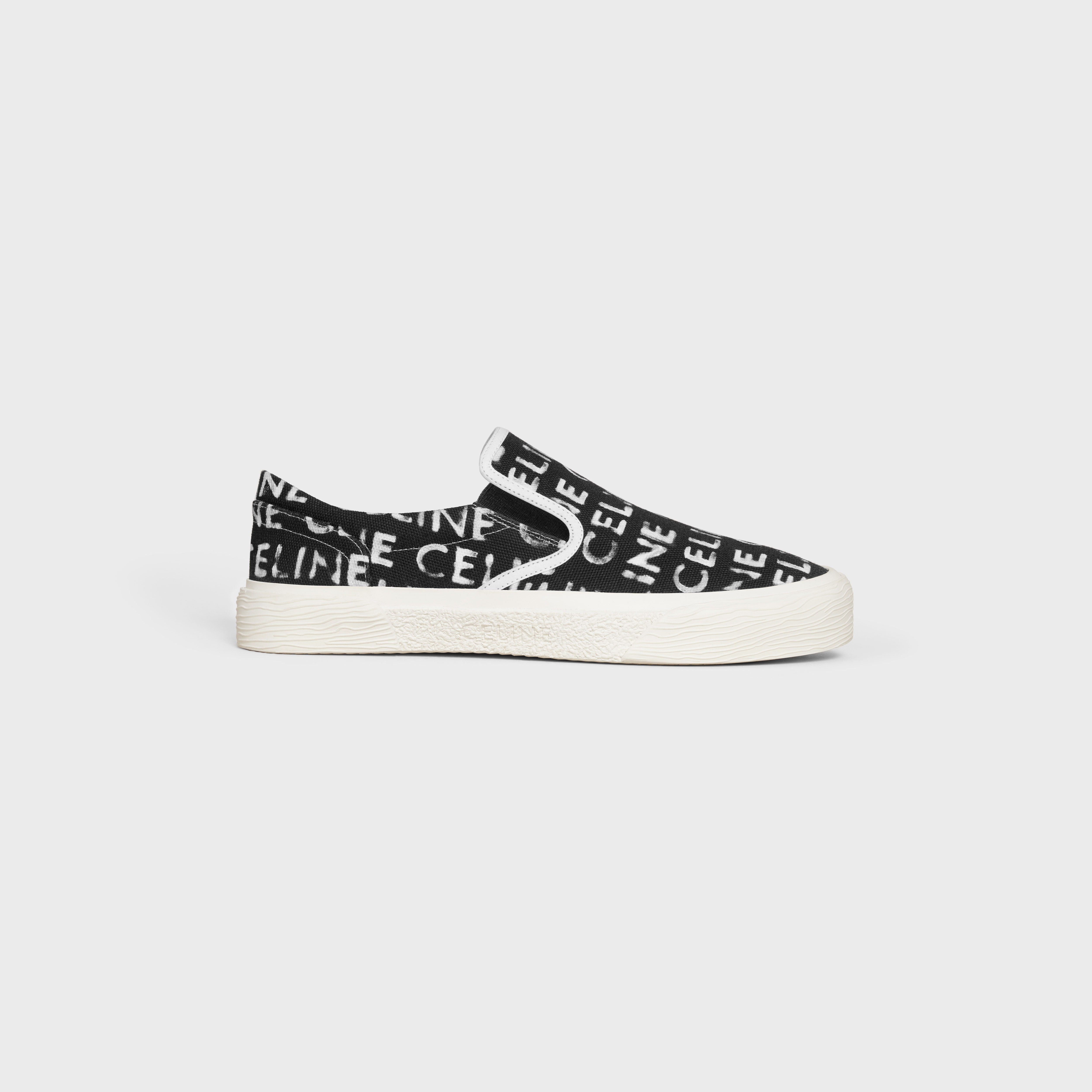 CELINE ELLIOT SLIP-ON in CELINE PRINTED CANVAS - 1