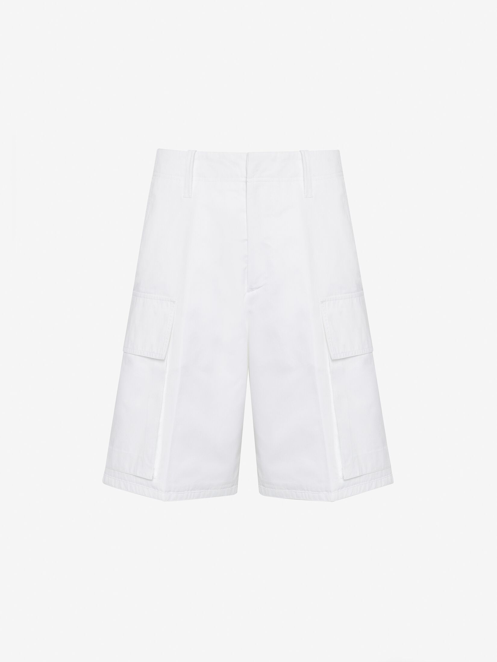 Men's Cargo Shorts in White - 1