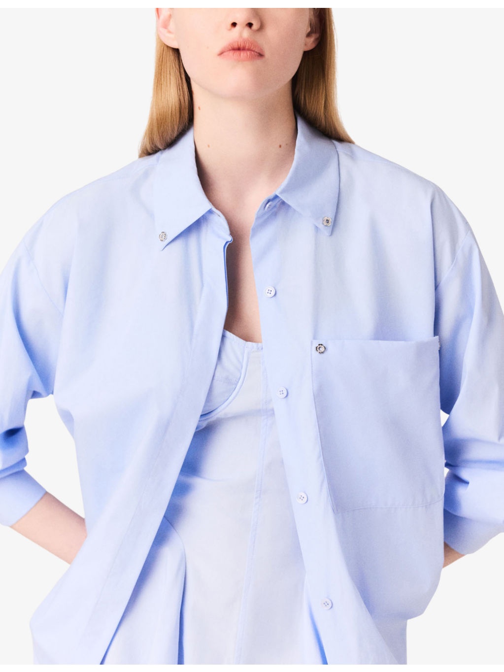 Relaxed-Fit Chest-Pocket Cotton-Poplin Shirt - 5
