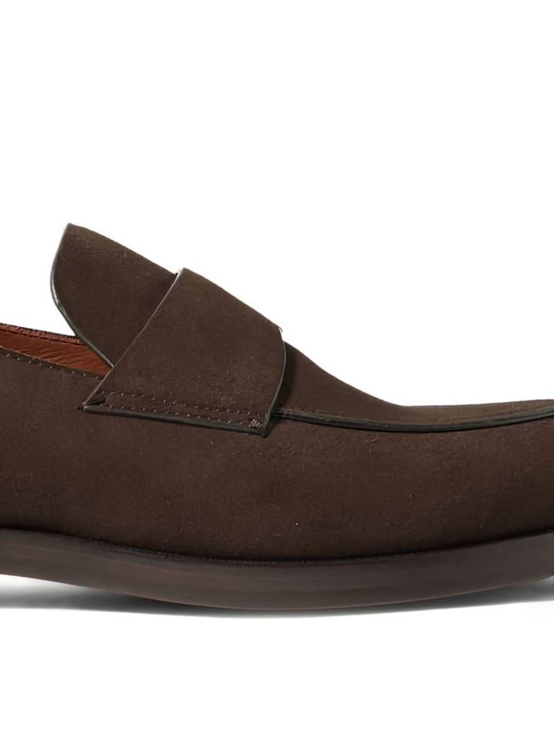 ZEGNA suede torino loafers outlook