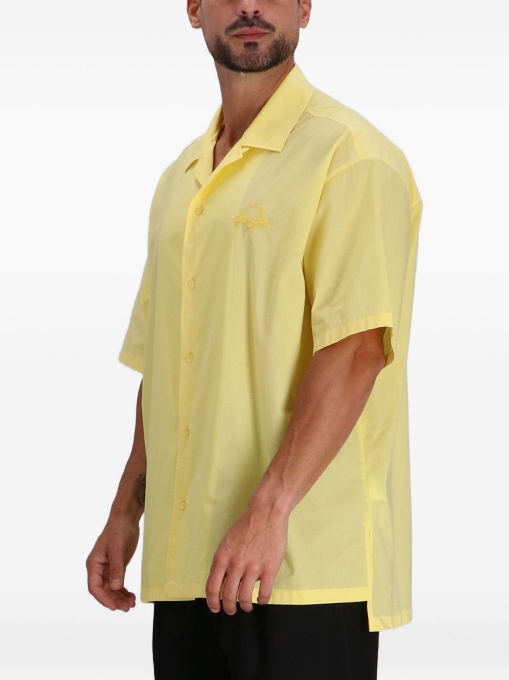 short-sleeve button-up shirt - 3