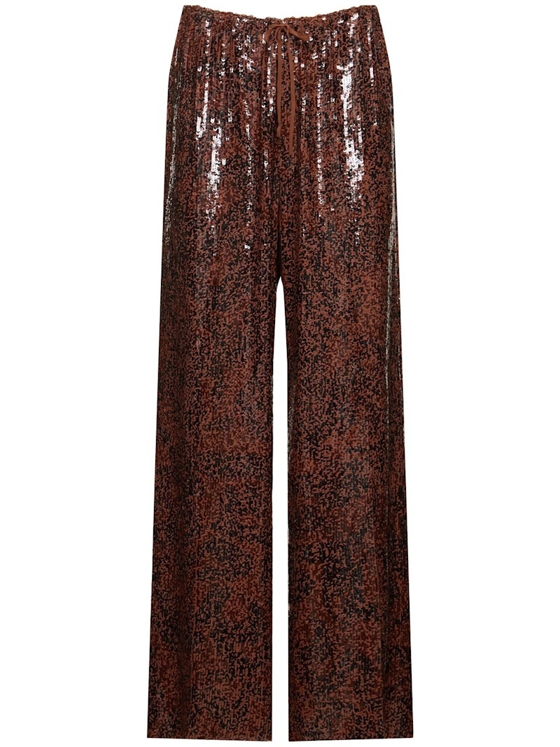 Puvis sequined wide pants - 1