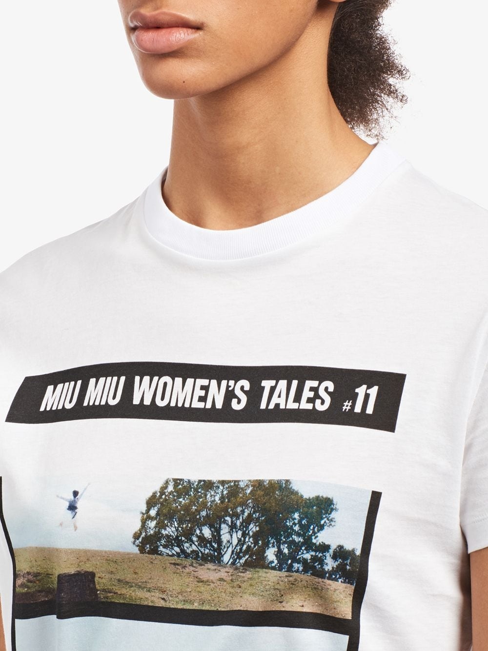 Miu Miu Tales jersey T-shirt - 5