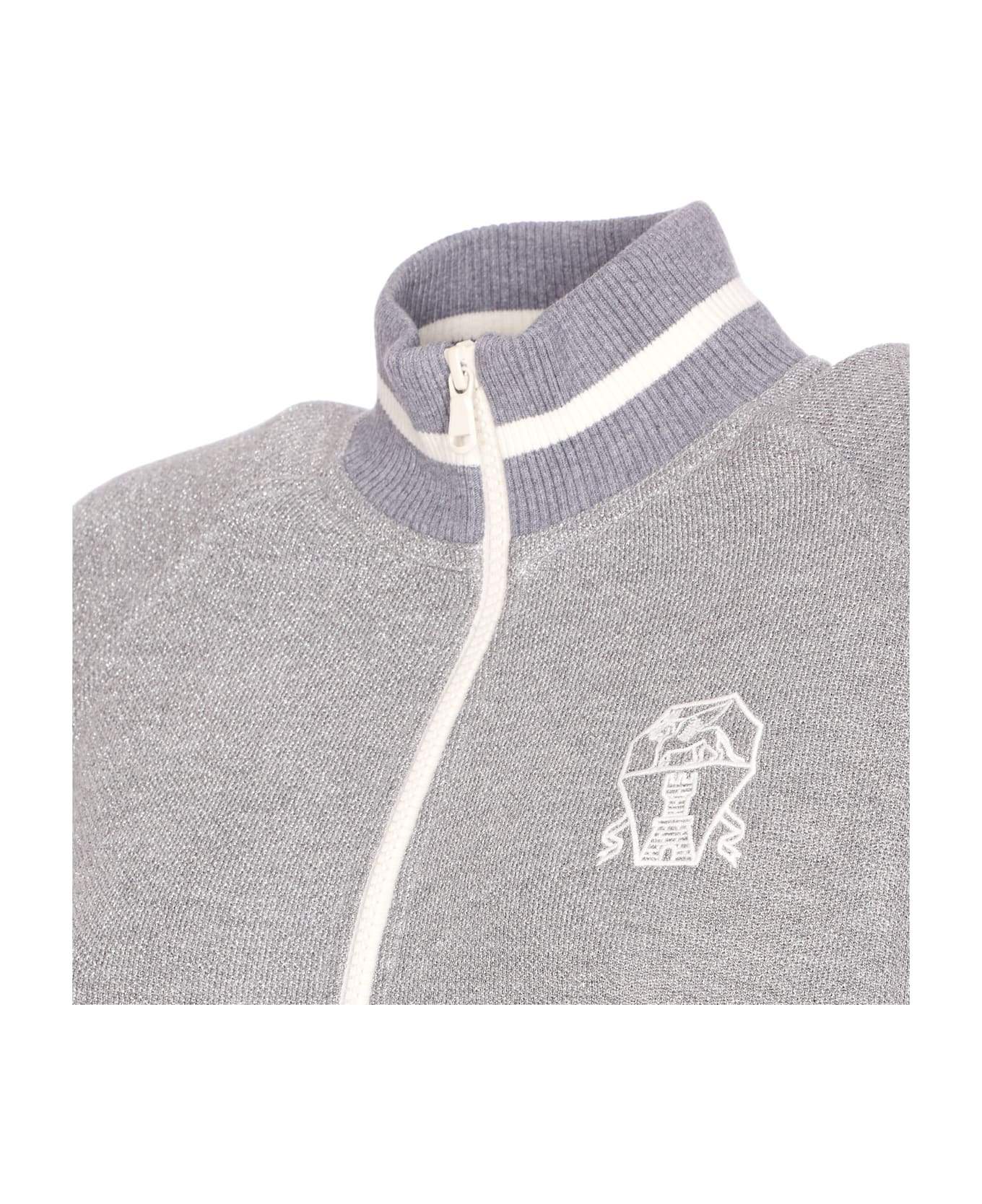 Logo Zipped Sweatshirt - 3