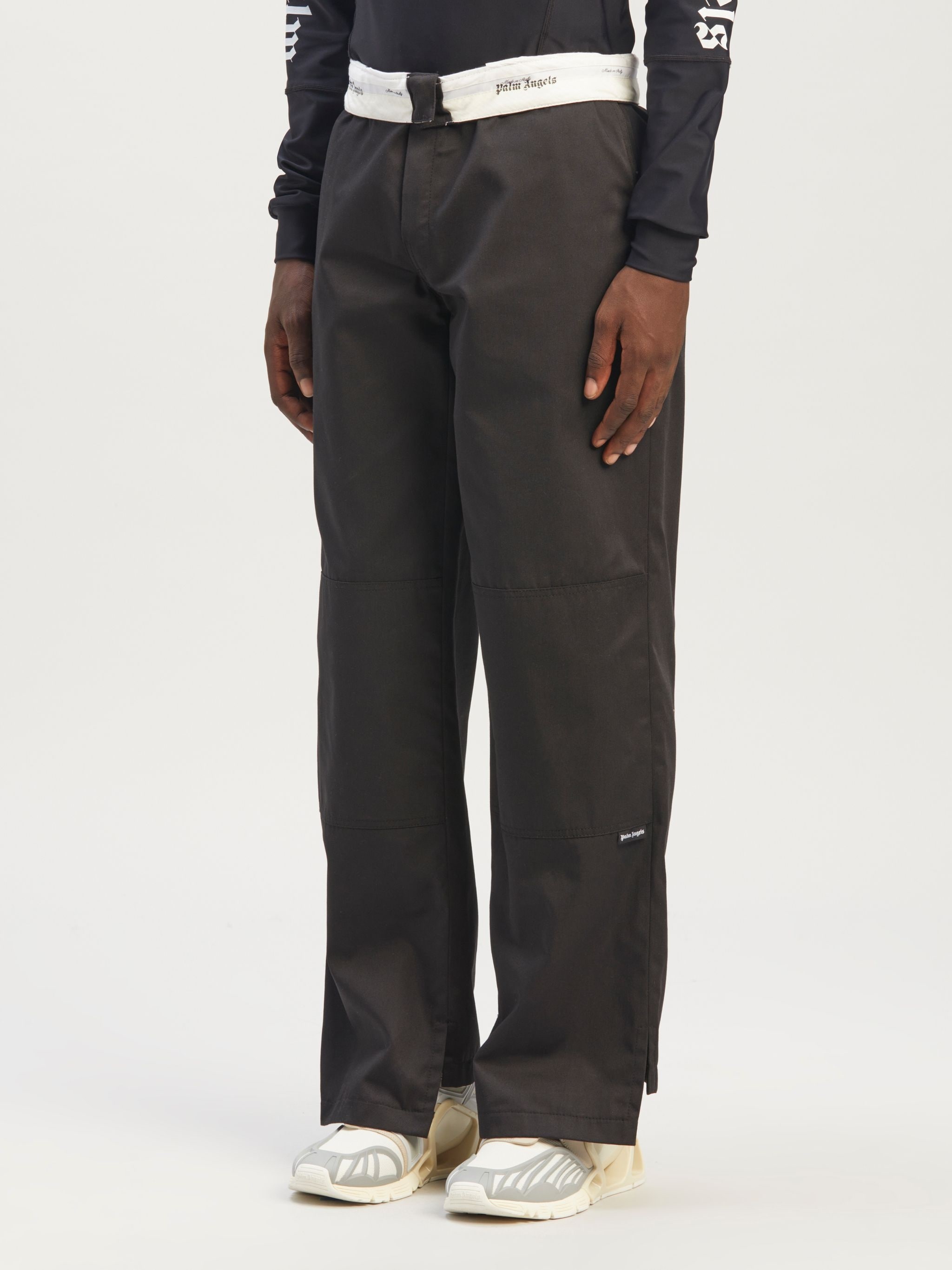 Reversed Waistband Chino Pants - 4