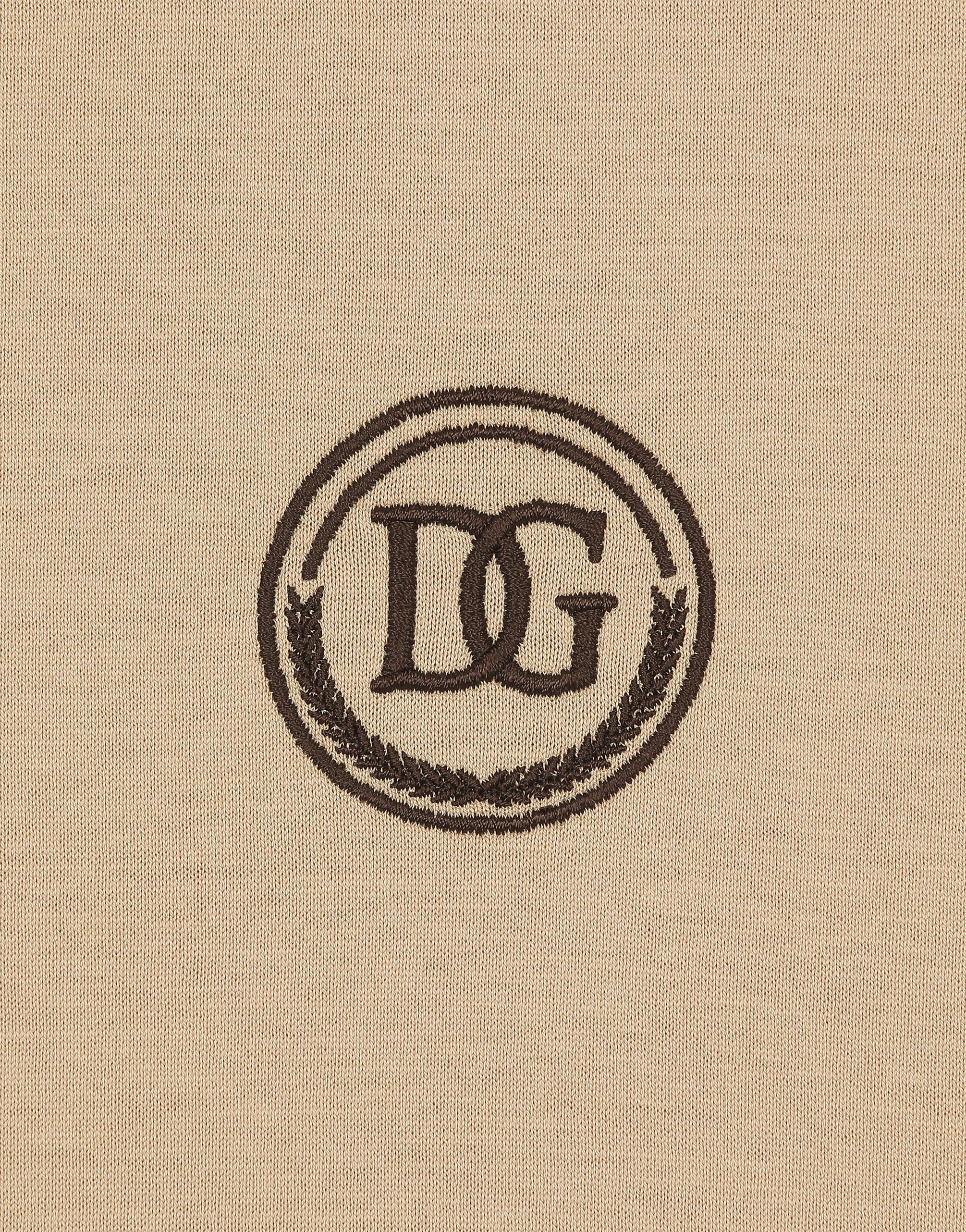 Short-sleeved T-shirt with DG embroidery - 4