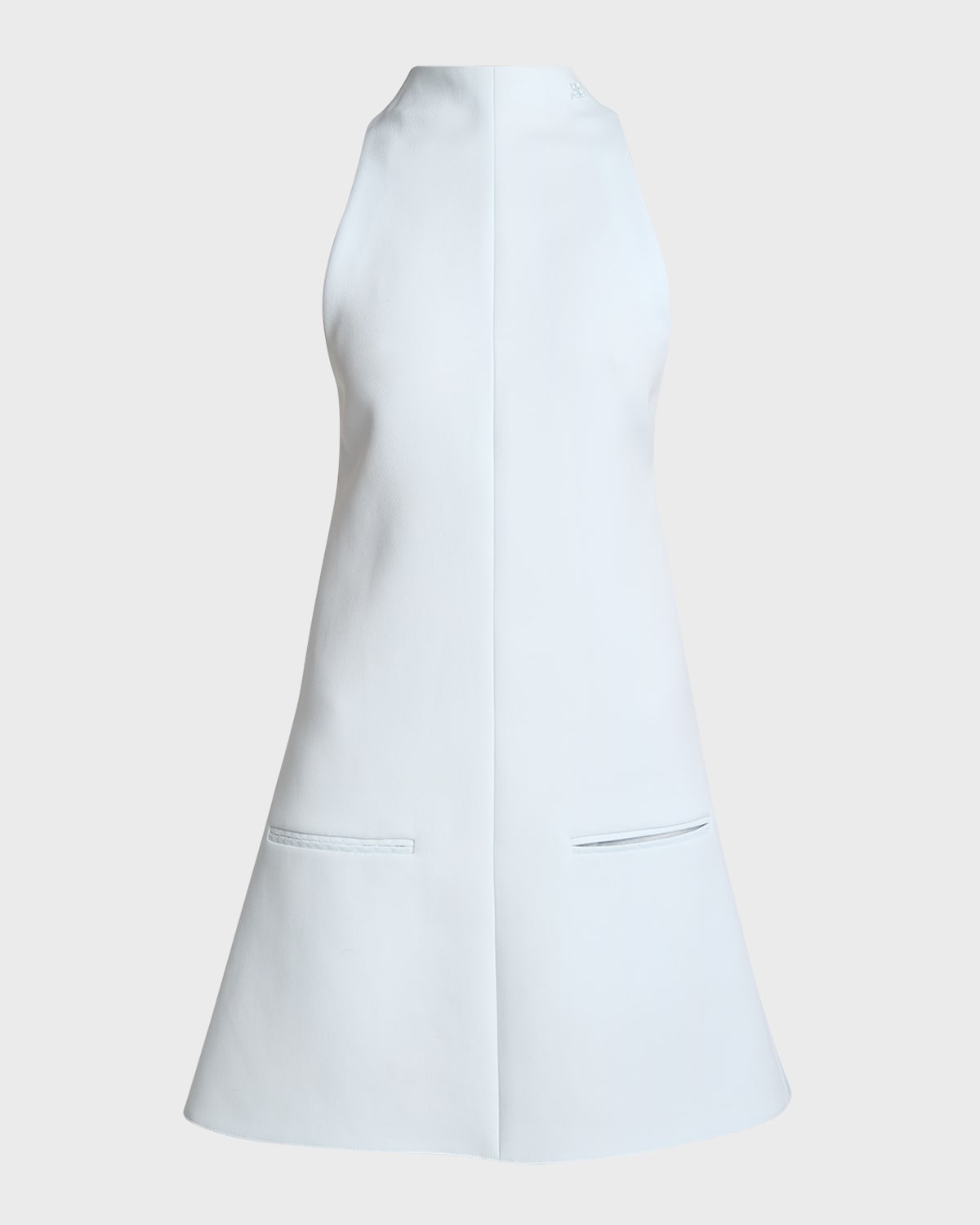 2-Pocket Twill A-Line Mini Dress - 1