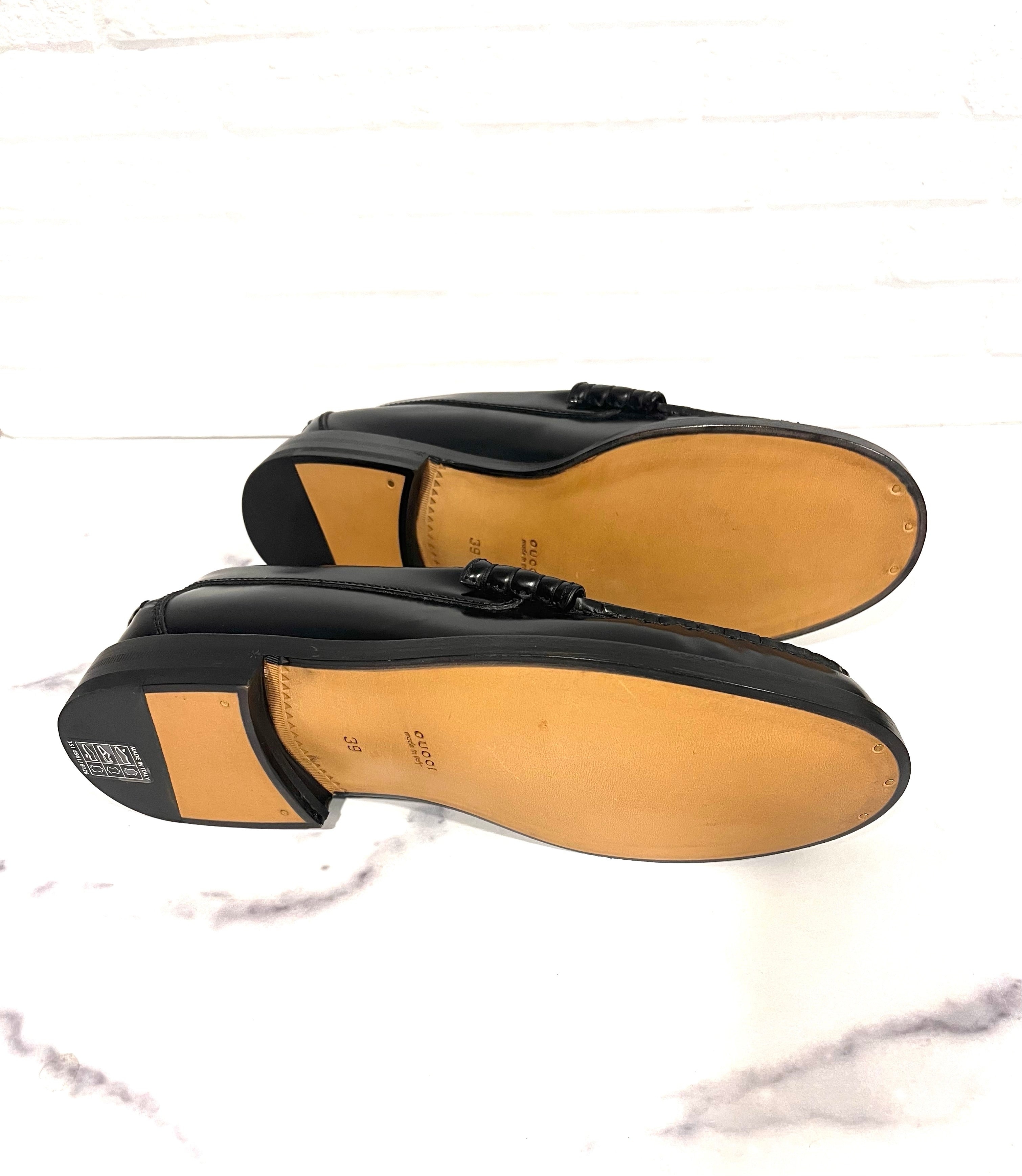 Gucci Interlocking G Leather Loafers - 5