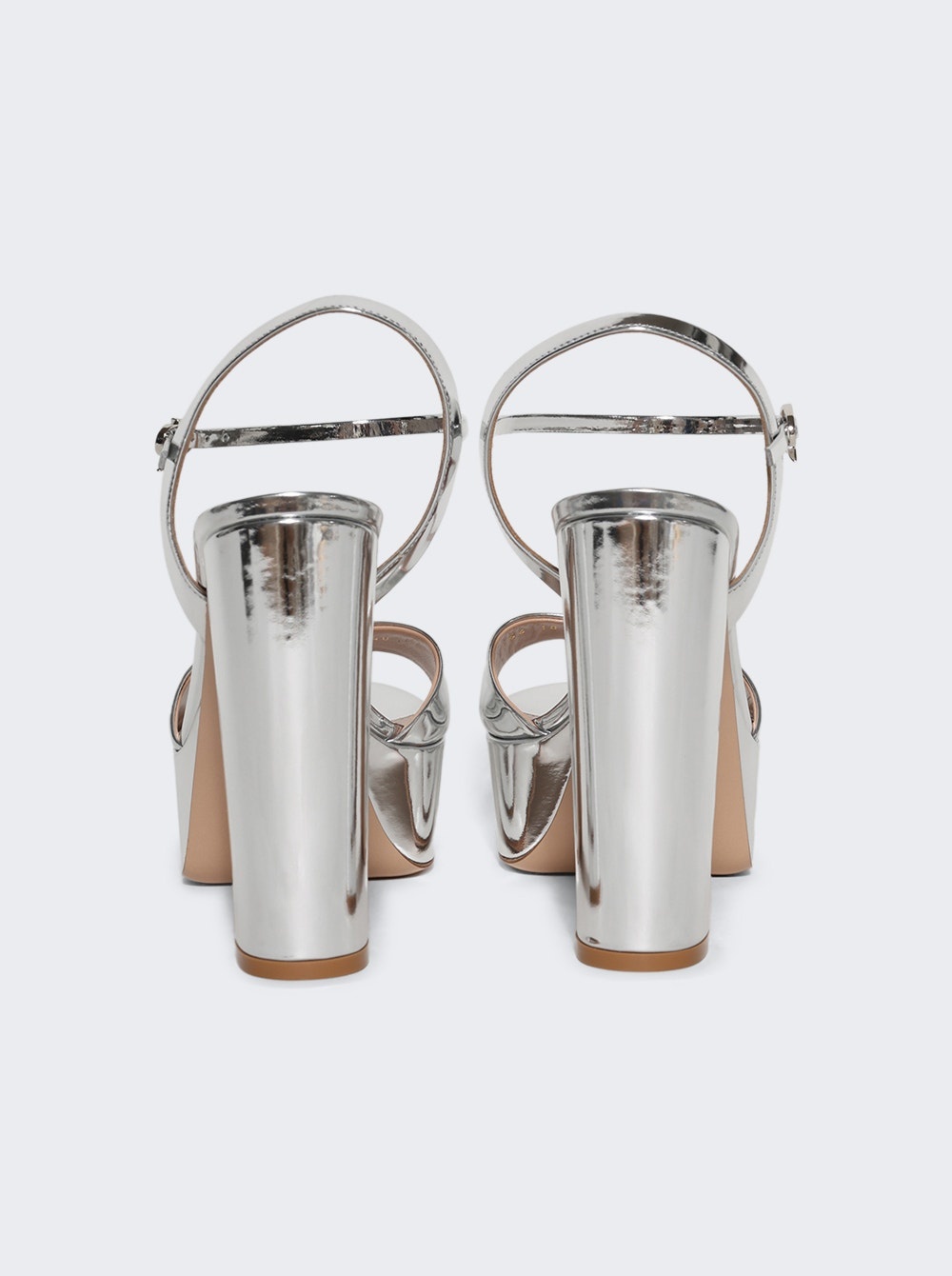 Marlena Platform Sandals Silver - 4
