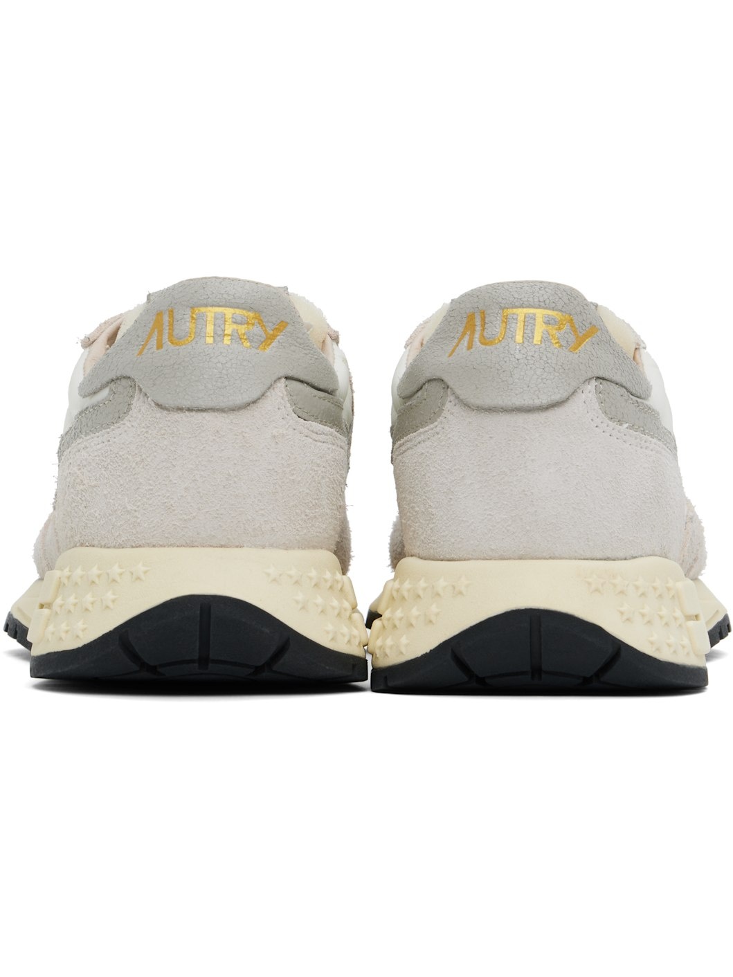 Gray & White Reelwind Low Sneakers - 2