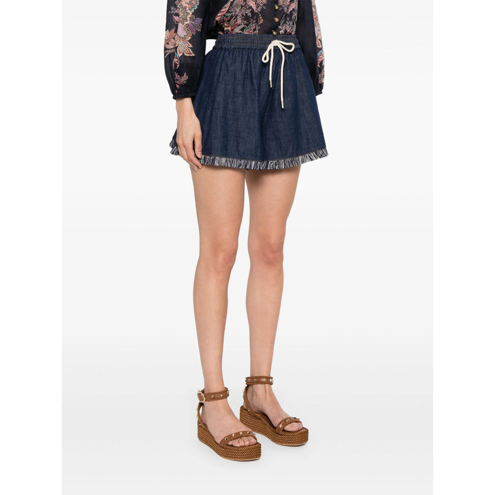 Zimmermann Blue Shorts - Short Shorts Women - 2