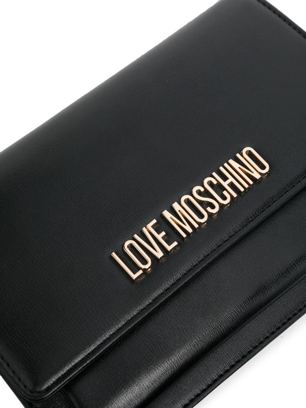 logo-plaque clutch bag - 4