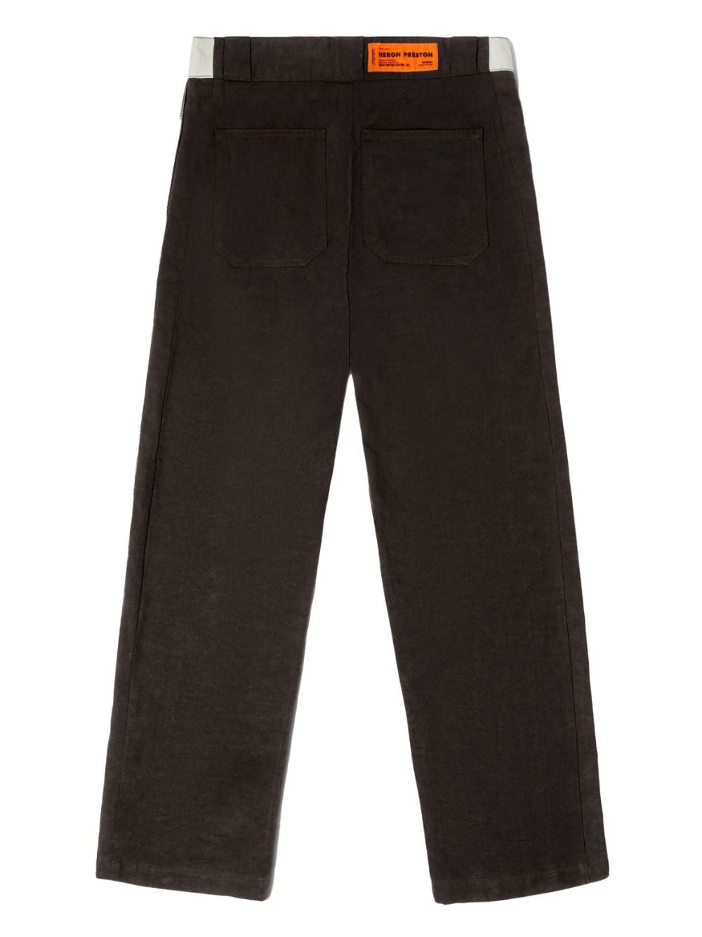 mid-rise straight-leg trousers - 6