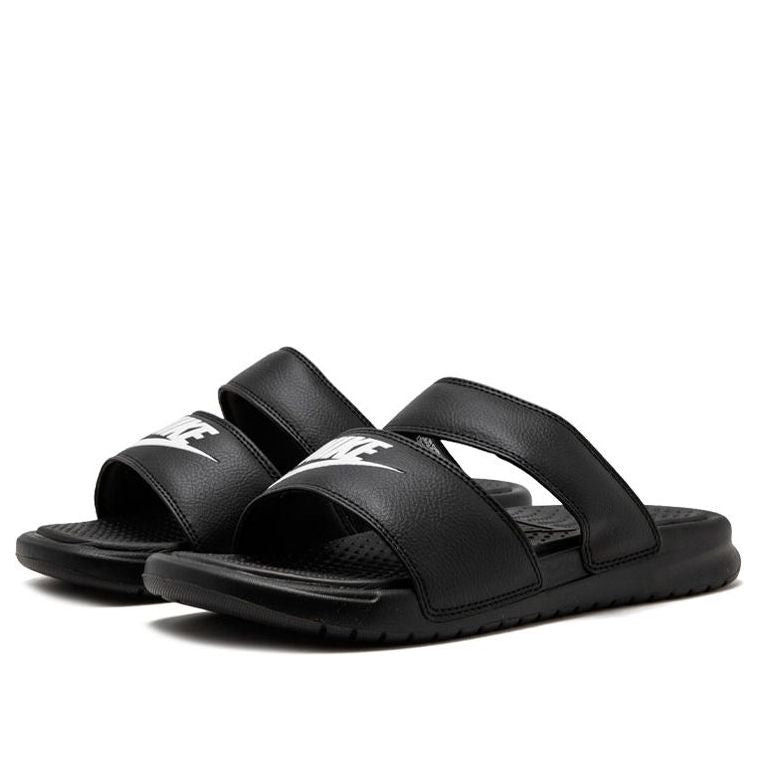(WMNS) Nike Benassi Duo Ultra Slide 'Black' 819717-010 - 4