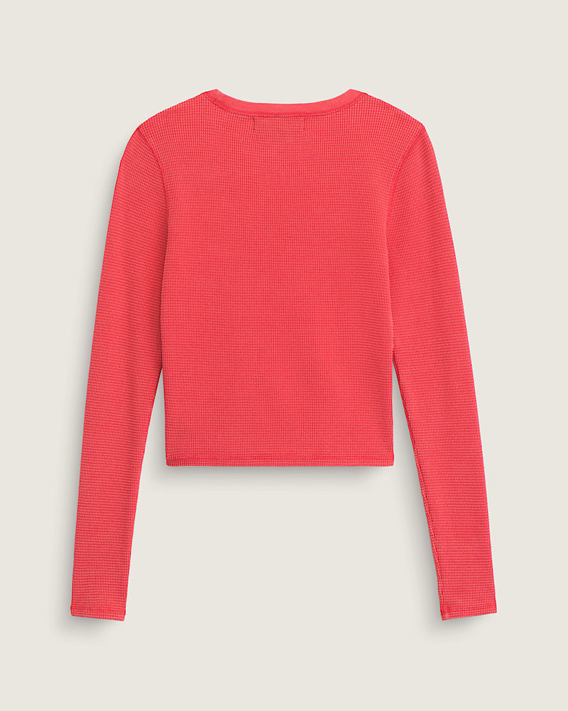 Vans Teri Waffle Long Sleeve Shirt outlook