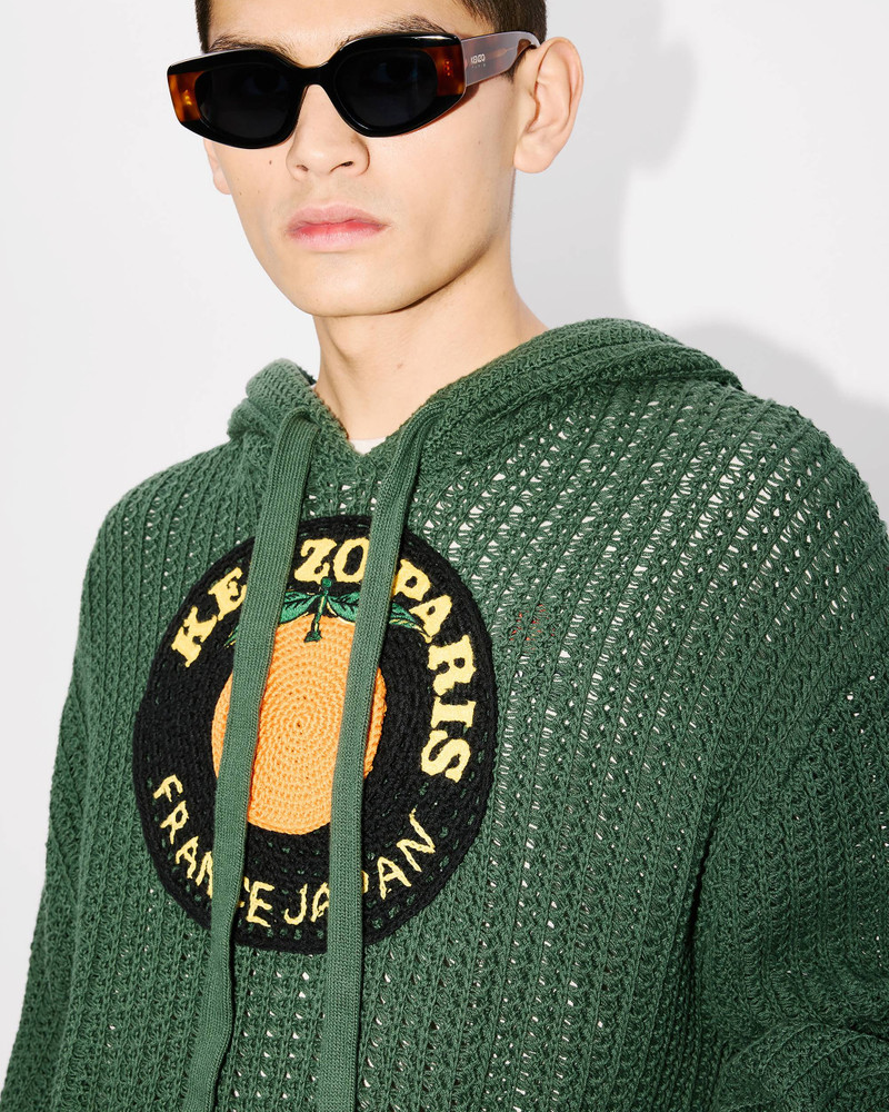 'KENZO Fruit Stickers' embroidered hooded sweatshirt 5