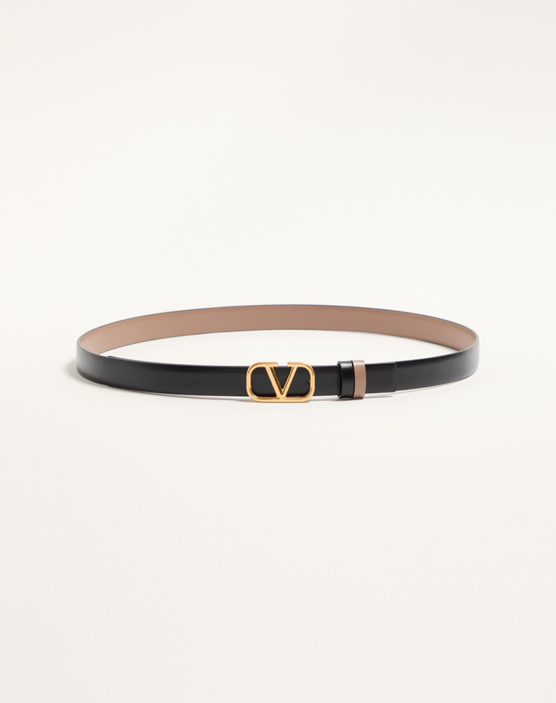 REVERSIBLE VLOGO SIGNATURE BELT IN GLOSSY CALFSKIN 20 MM 4
