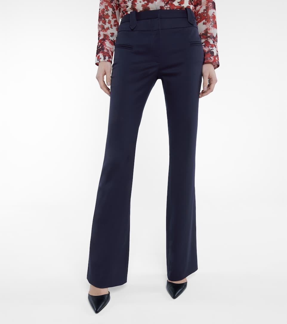 Serge stretch-wool bootcut pants - 4