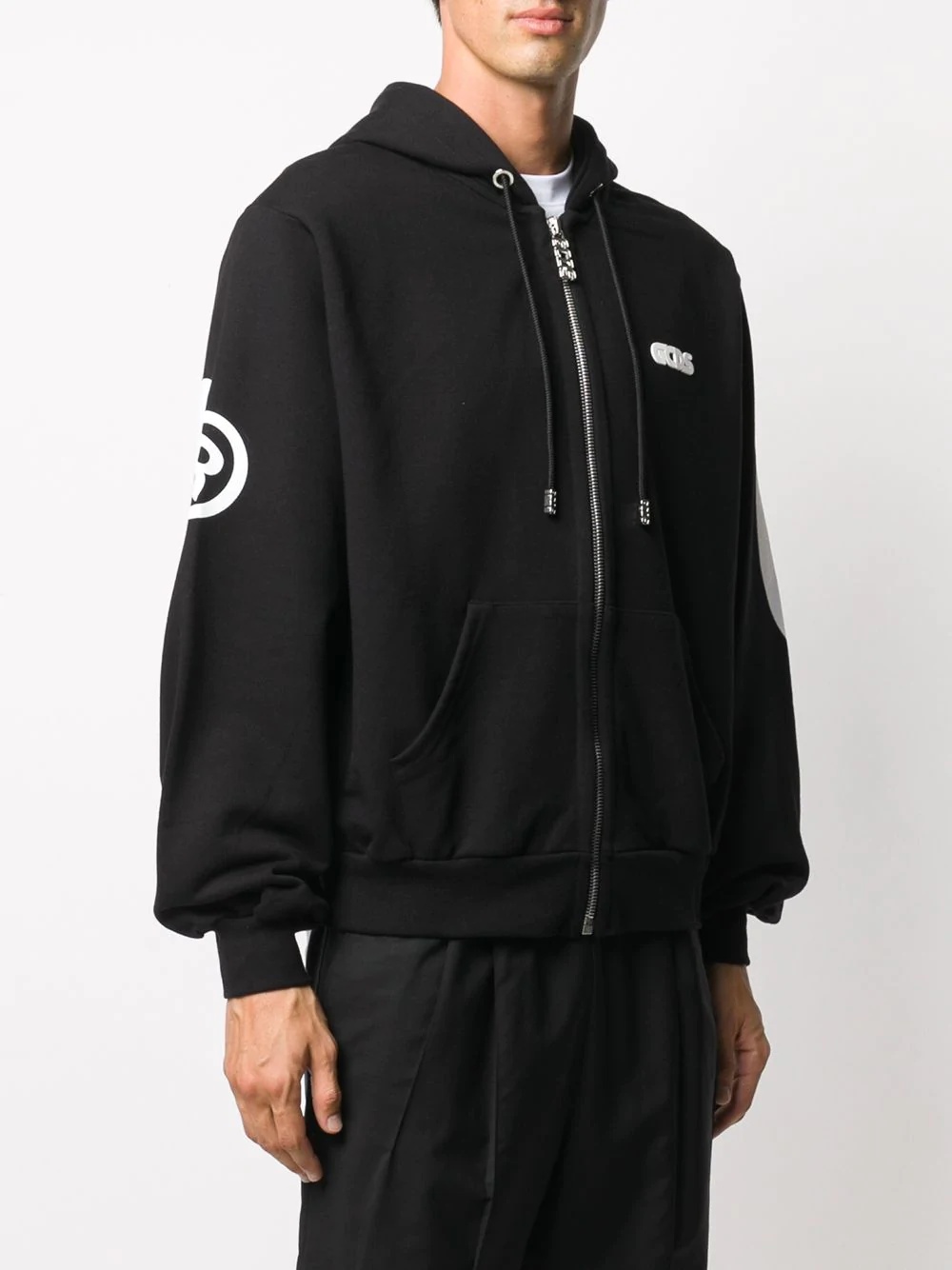 oversized logo hoodie - 3