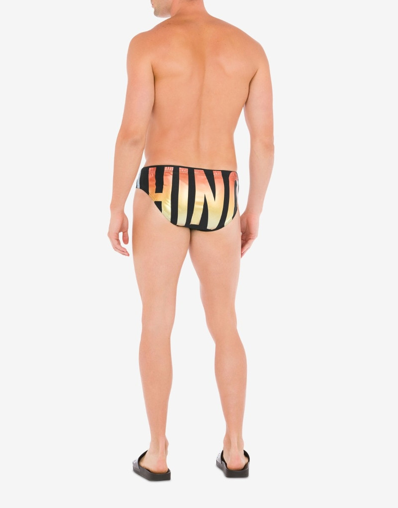 Moschino RAINBOW LOGO BIKINI BOTTOMS outlook