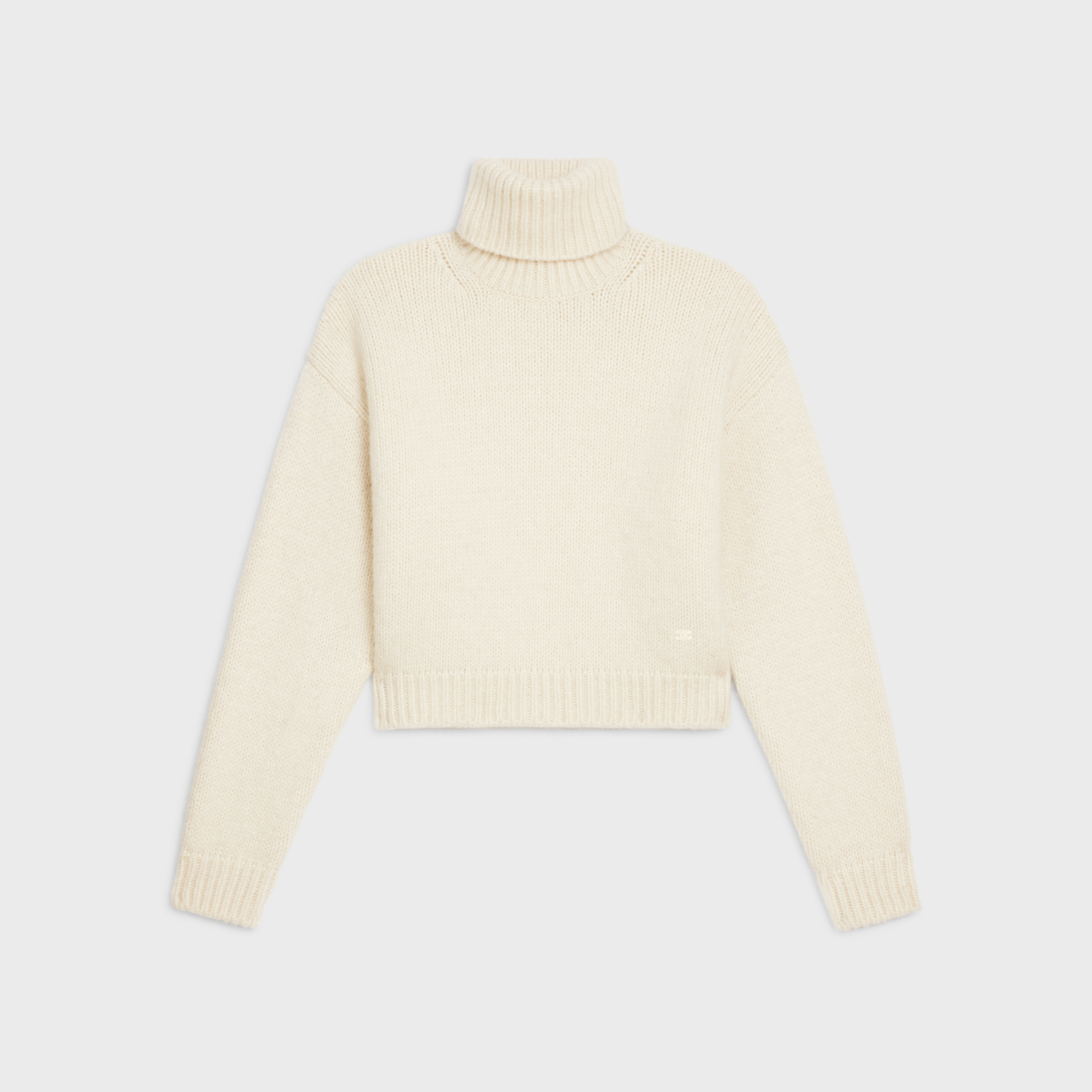 Triomphe turtleneck sweater in Alpaca wool - 1