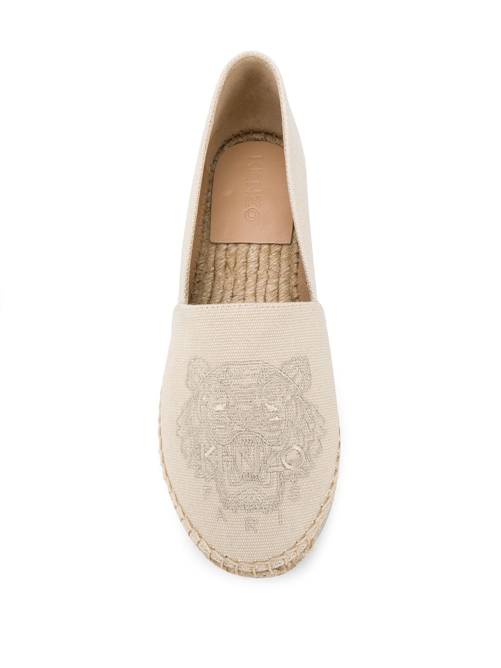 tiger-embroidered espadrilles - 4