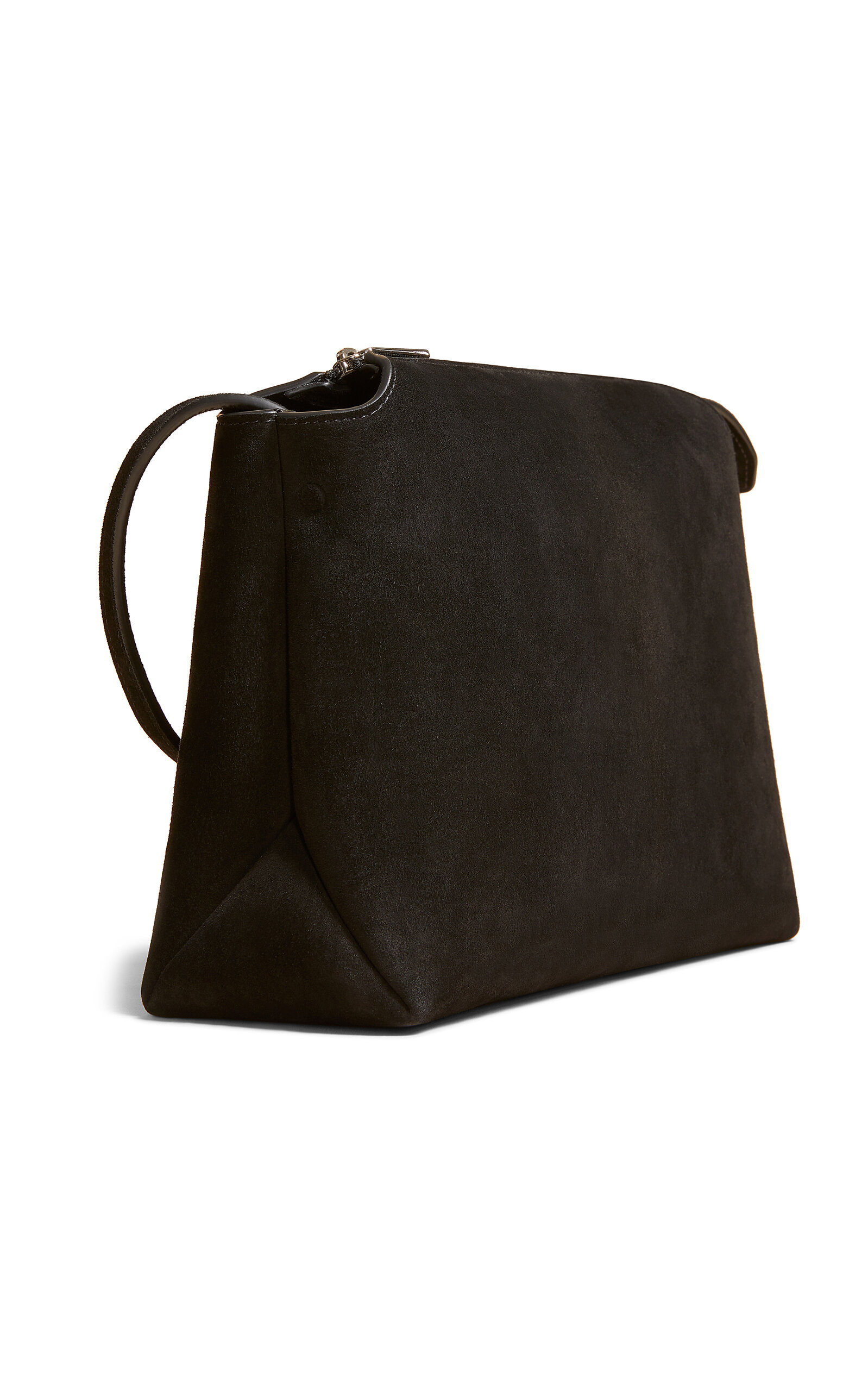 Lina Medium Suede Crossbody Bag black - 6
