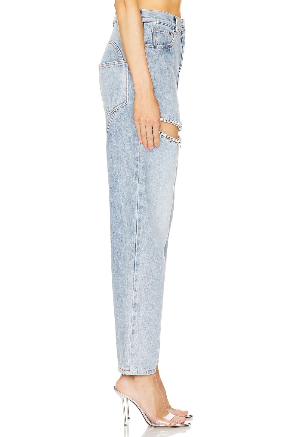 Crystal Slit Jean - 3