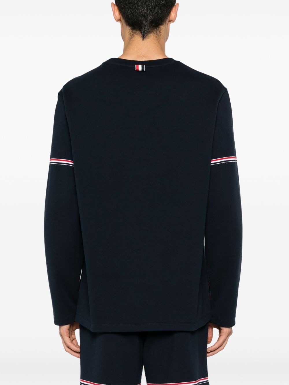 RWB stripe cotton T-shirt - 4