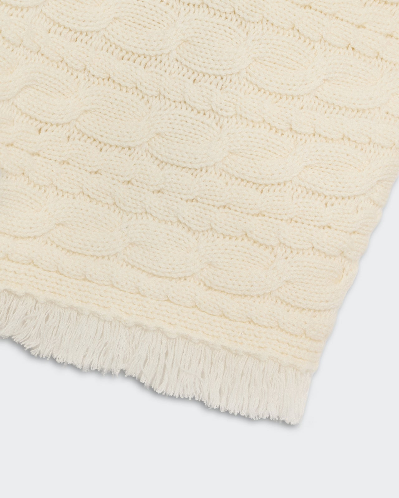 Cropped Cable Turtleneck - 2