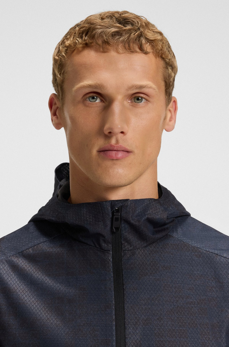 HOODED PARKA JACKET WITH ALL-OVER PRINT 5