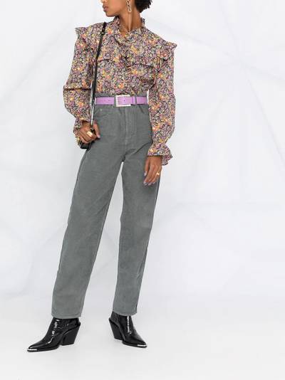 Isabel Marant Étoile corduroy high-rise trousers outlook