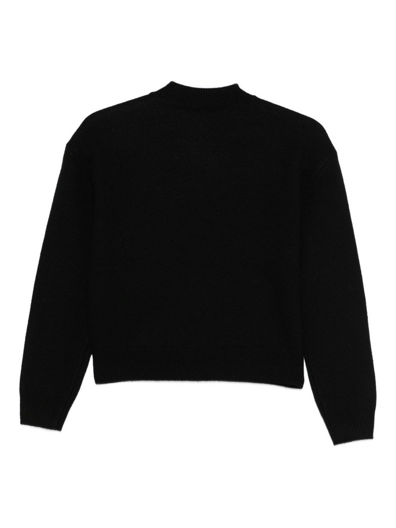 A.P.C. logo-print crew-neck sweatshirt outlook