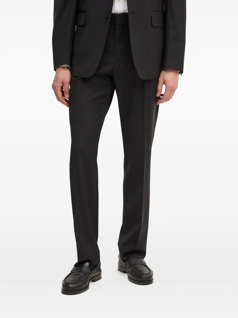 pressed-crease trousers - 1