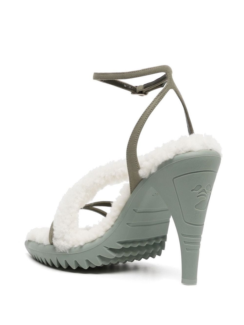 Allen shearling sandals 3