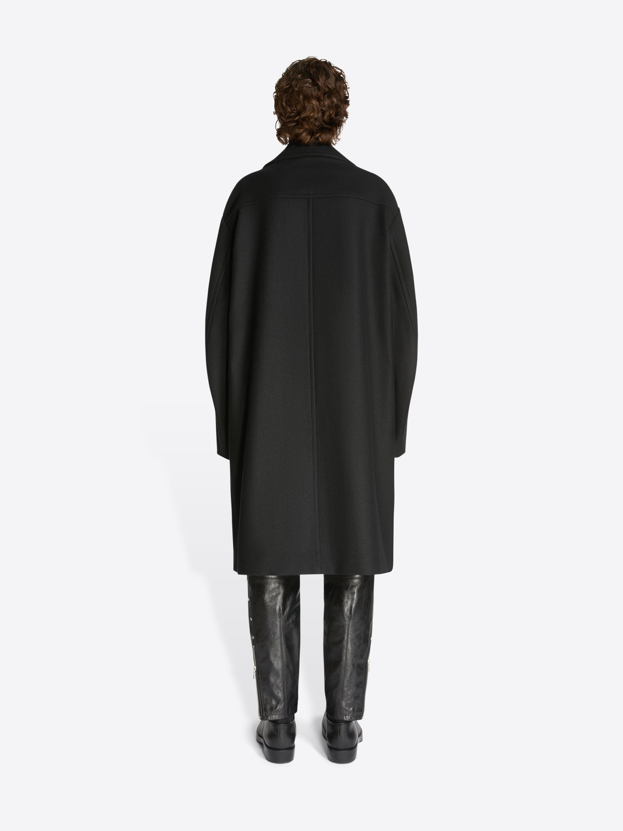 WOOL CABAN COAT - 4