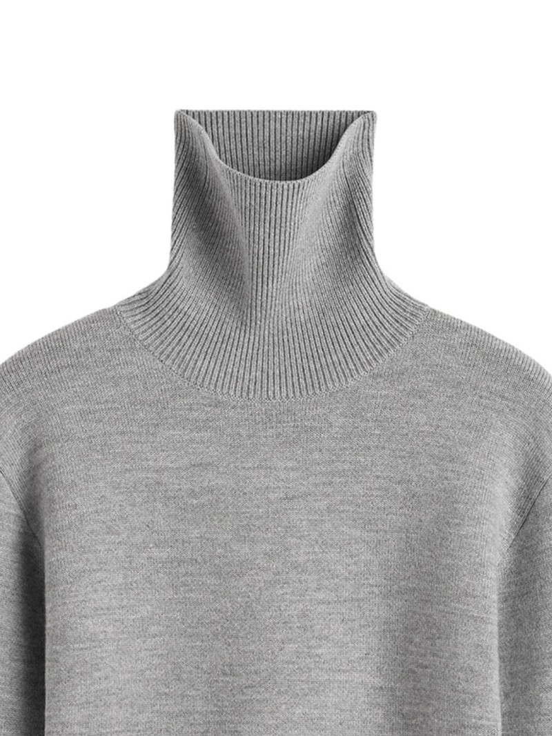 Totême high-neck double knit sweater outlook