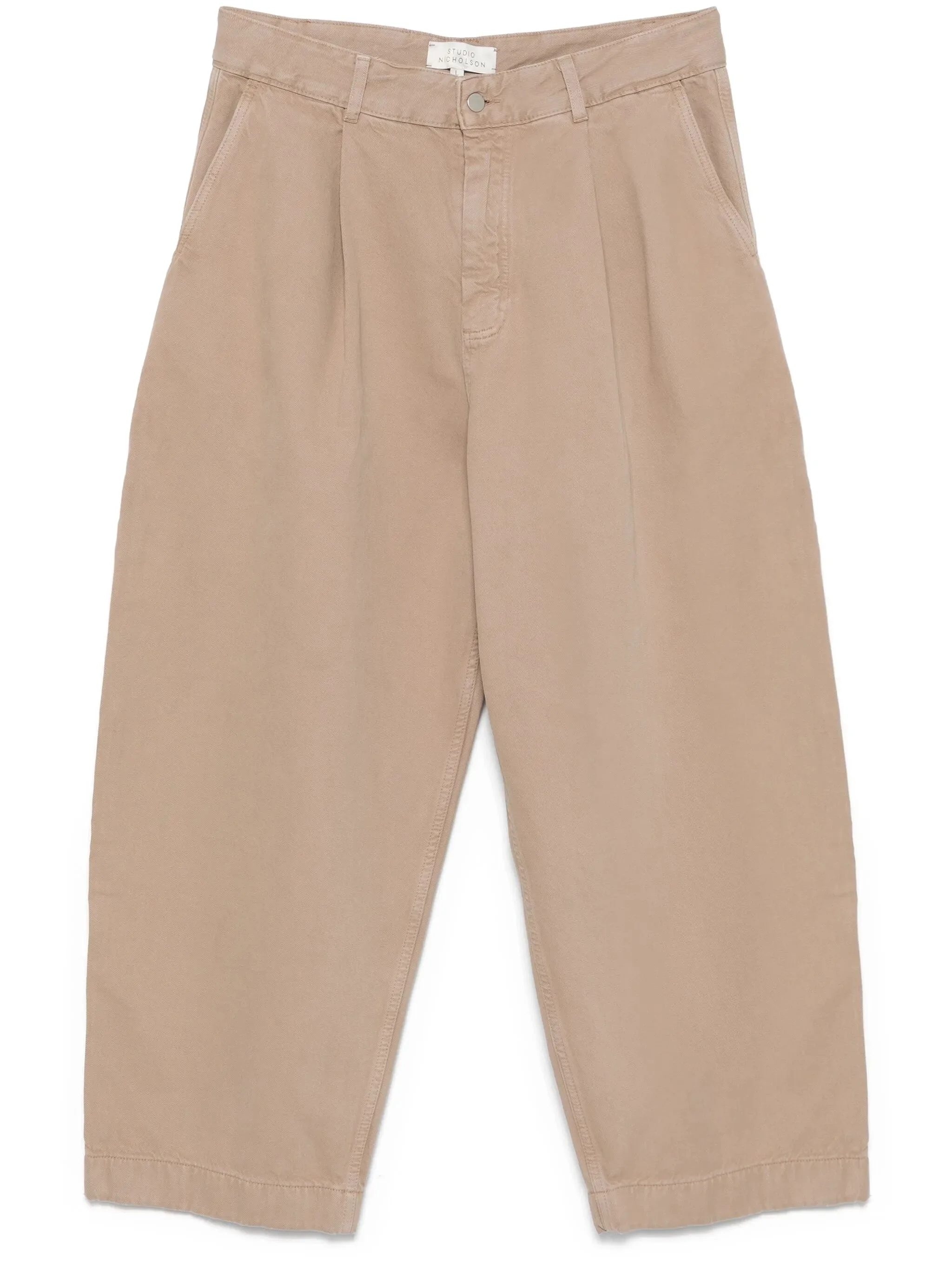 pleated carpenter trousers - 1