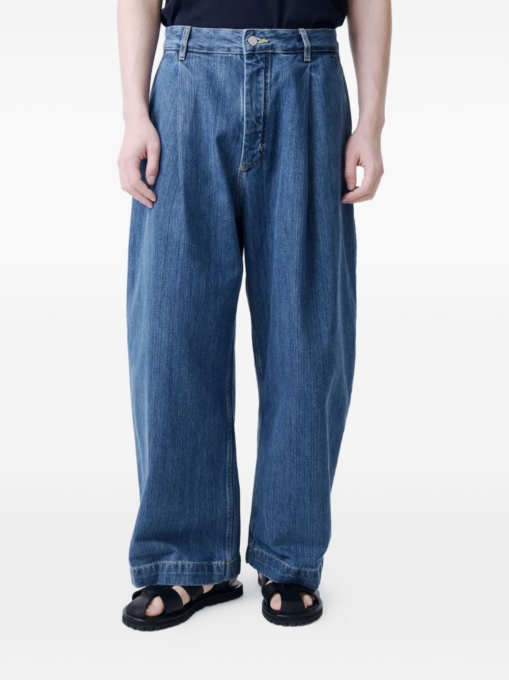 wide-leg jeans - 4