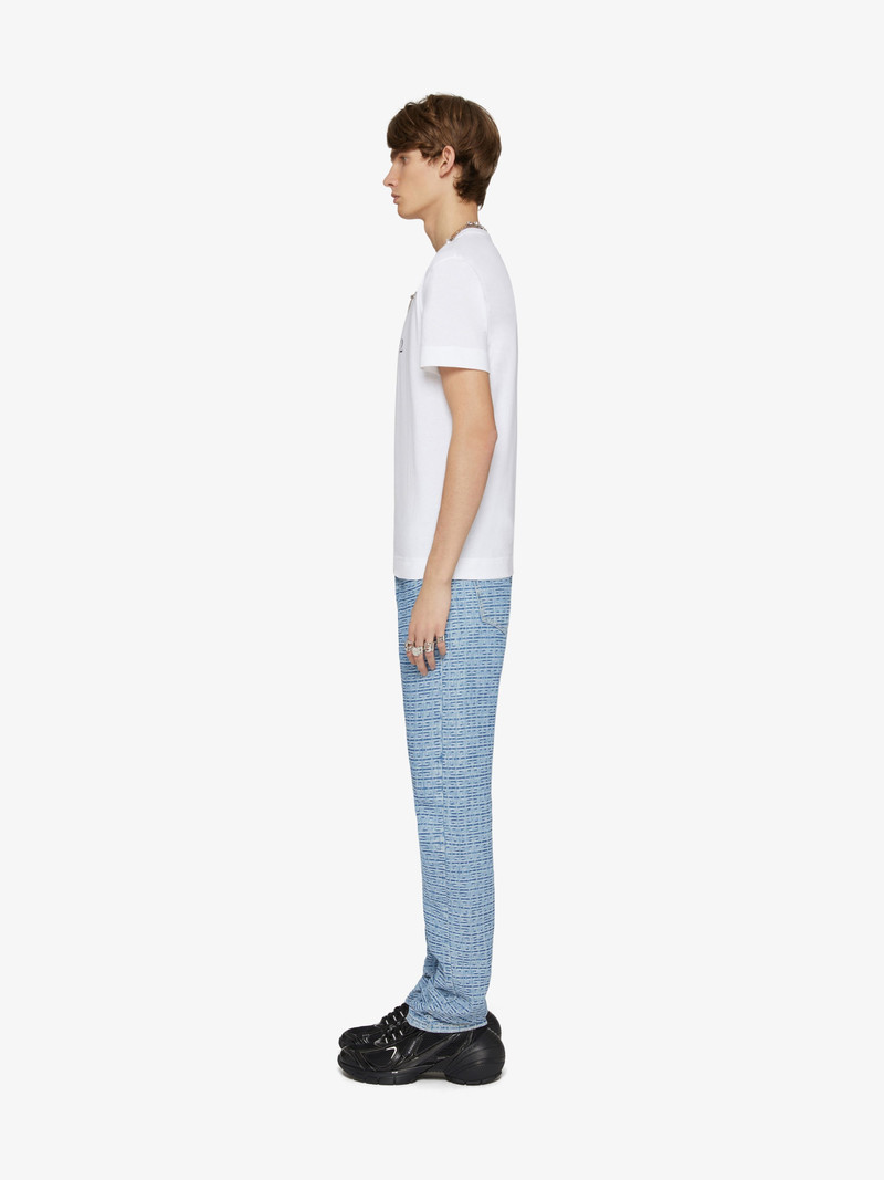 JEANS IN 4G DENIM WITH ZIPS 3