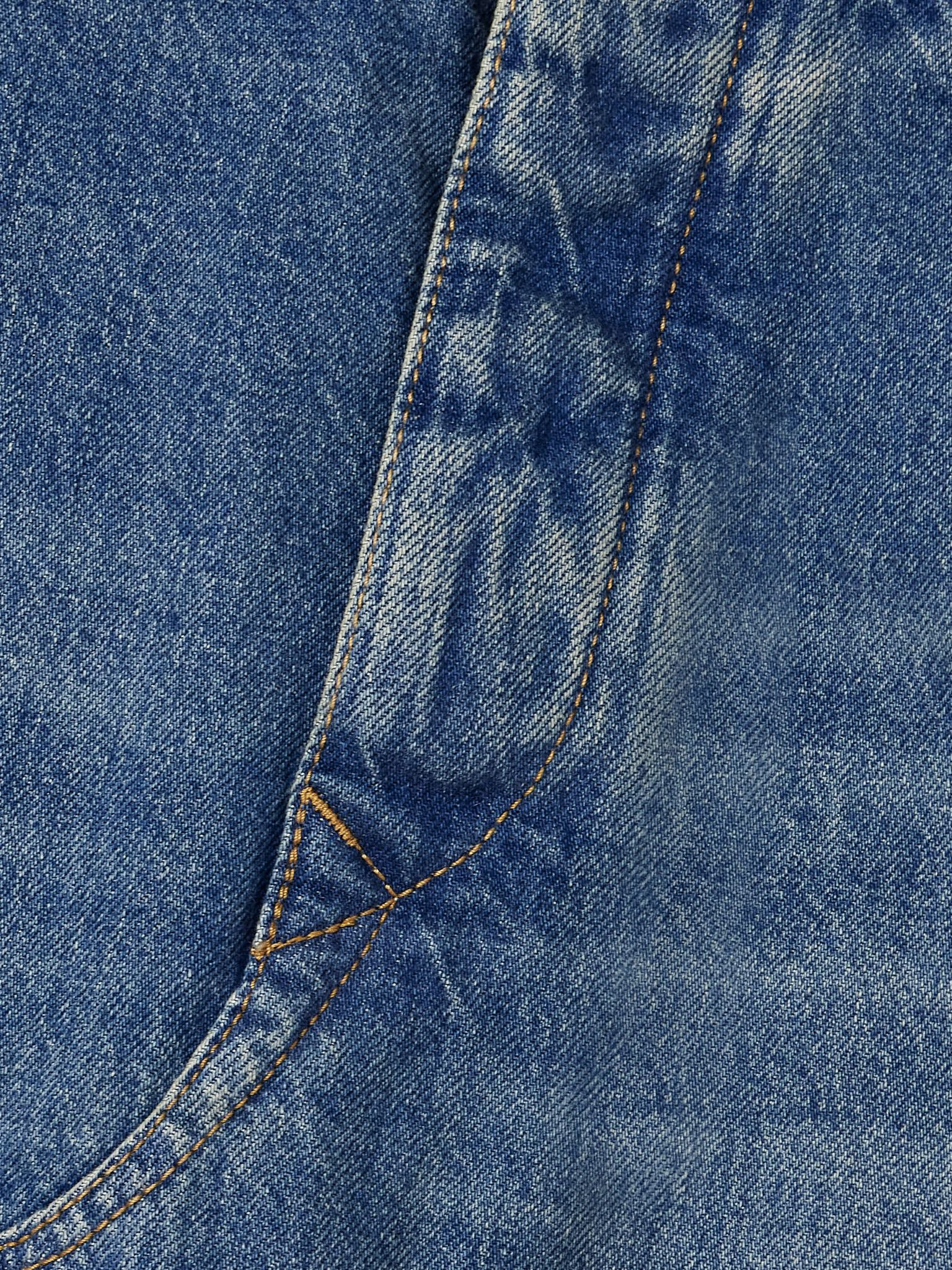 Denim midi skirt Mid denim - 5