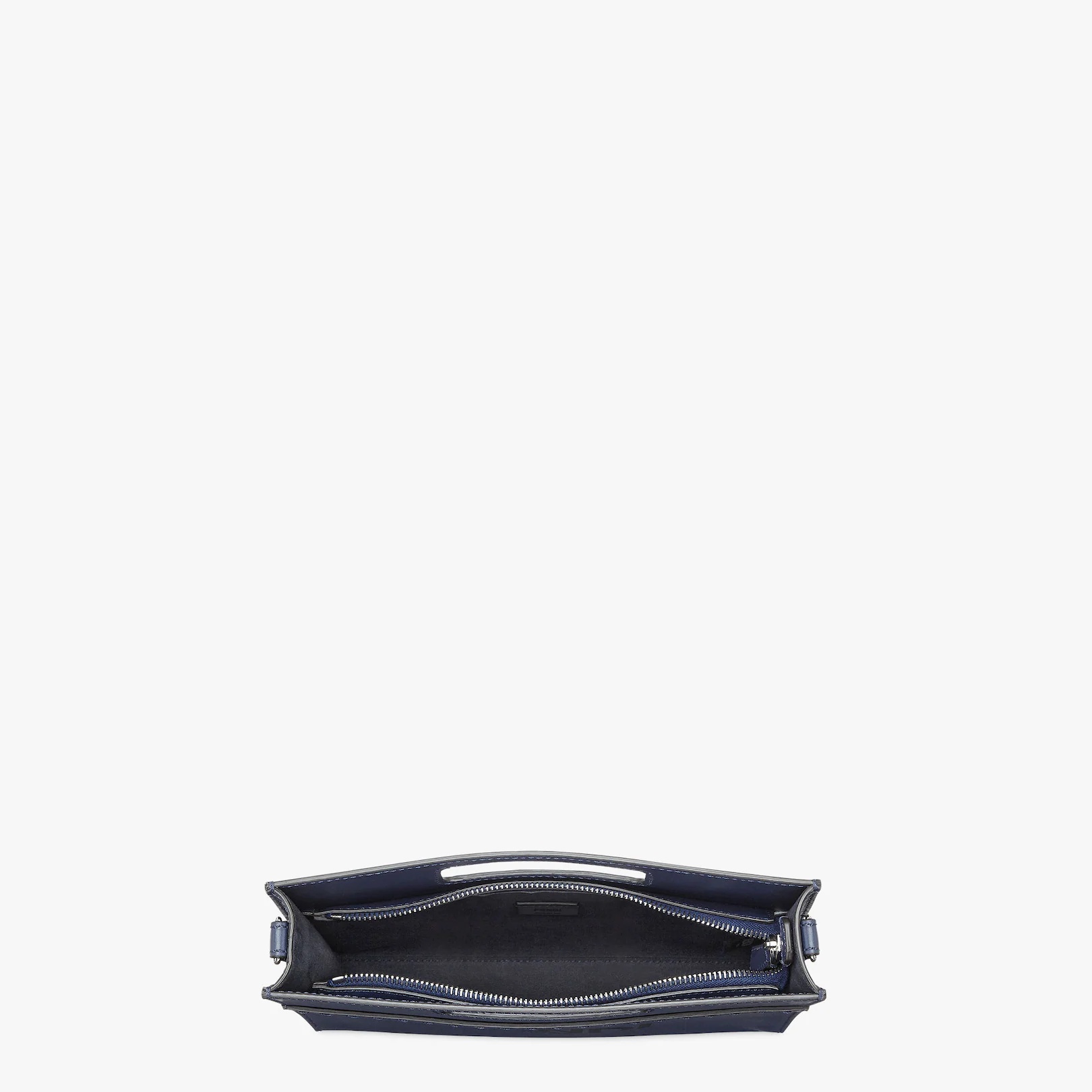 Blue leather shopper - 4