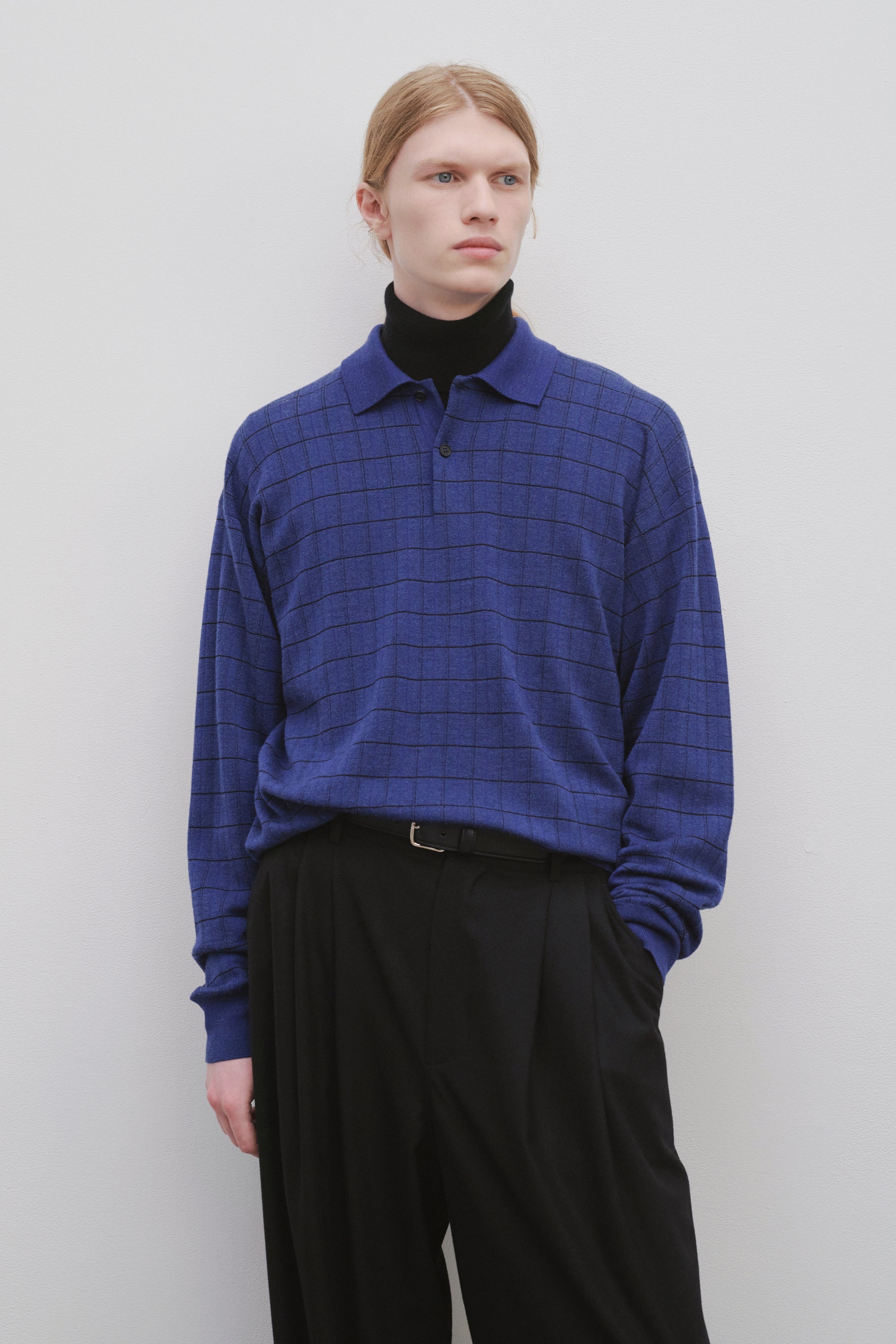 Eutimio Top in Virgin Wool and Silk - 3