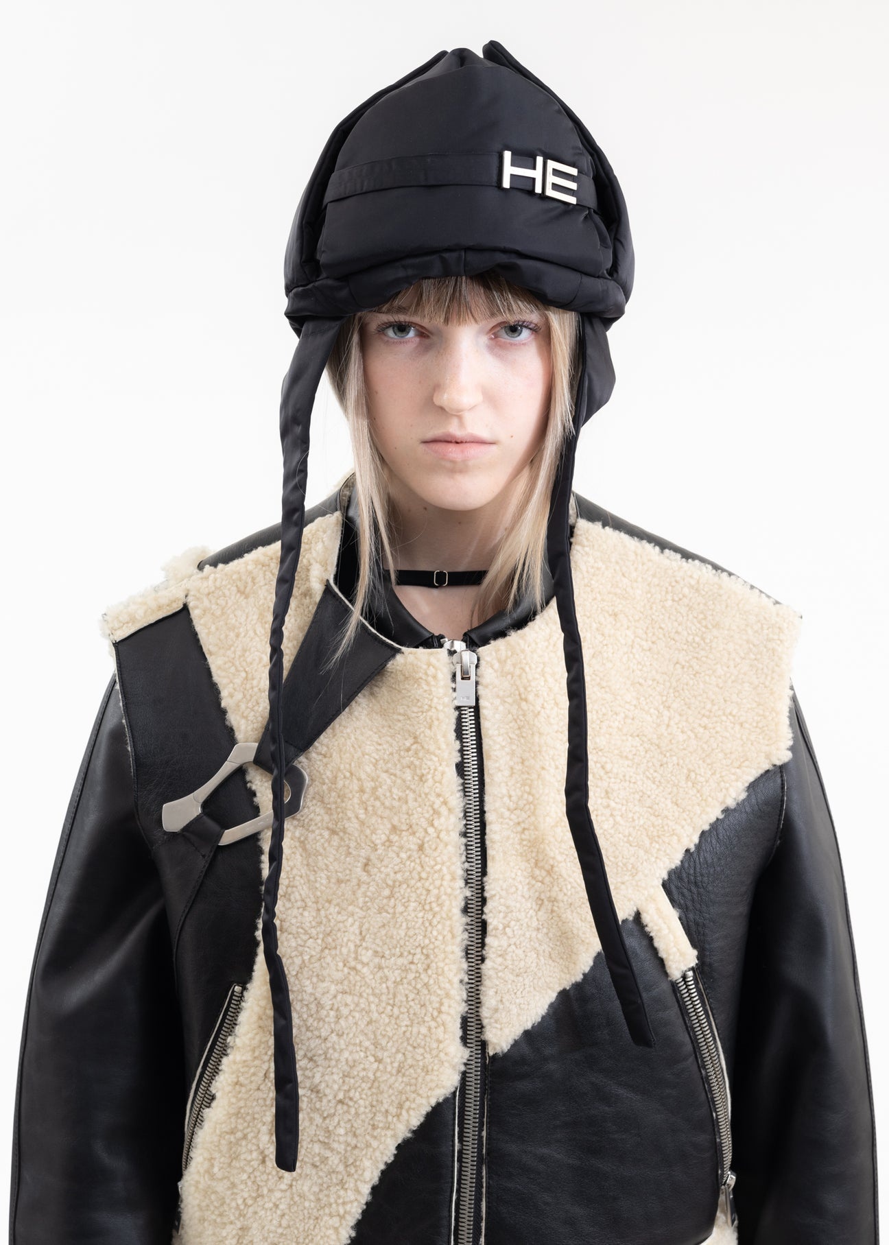 BLACK SURREPTITIOUS TRAPPER HAT - 6