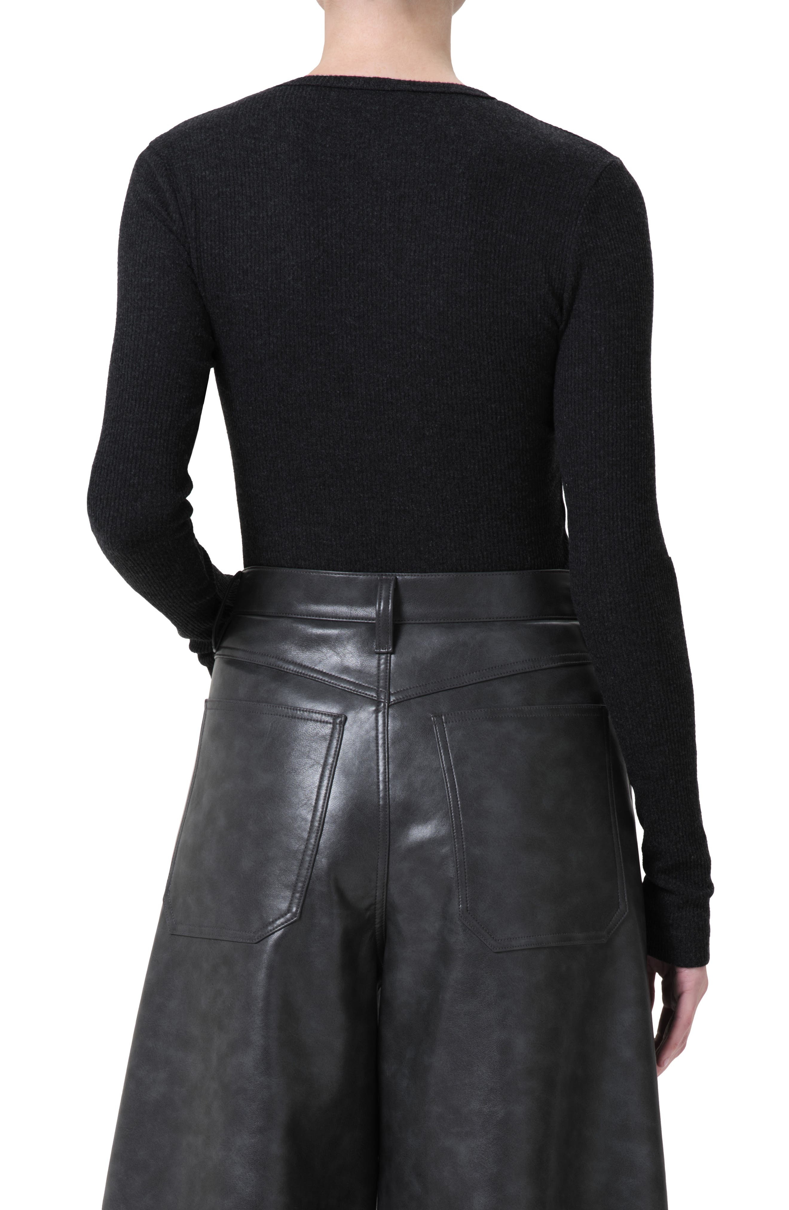 AGOLDE Delphi Slim Fit Ribbed T-Shirt in Katniss at Nordstrom - 2