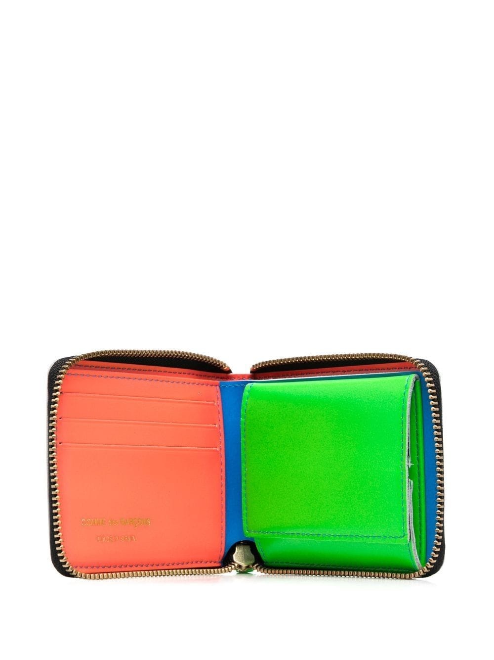 colour-block zipped wallet - 3