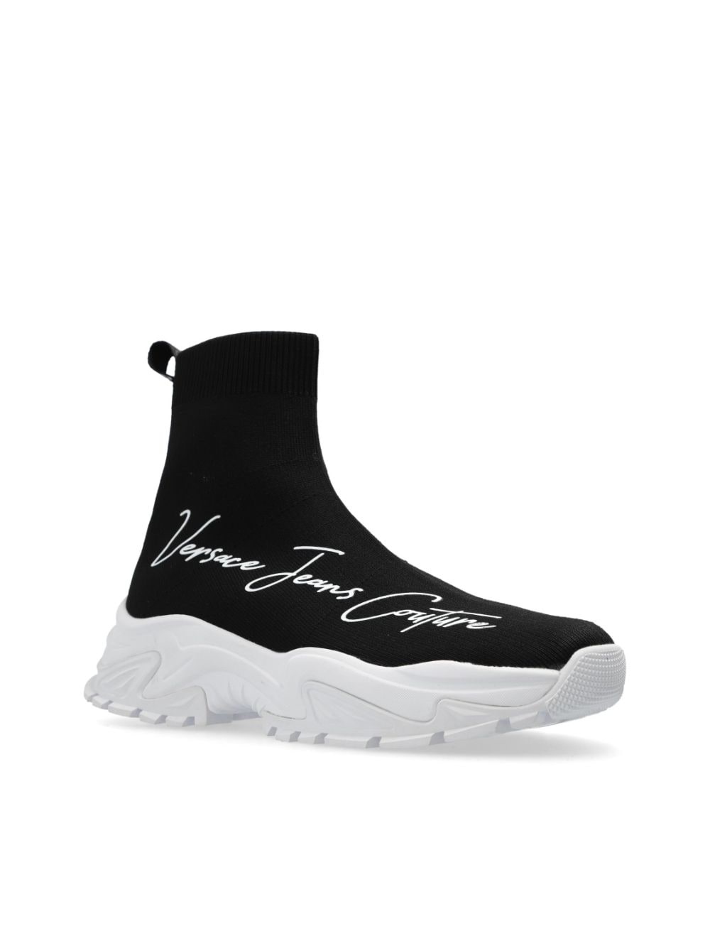 logo-print sock sneakers - 4