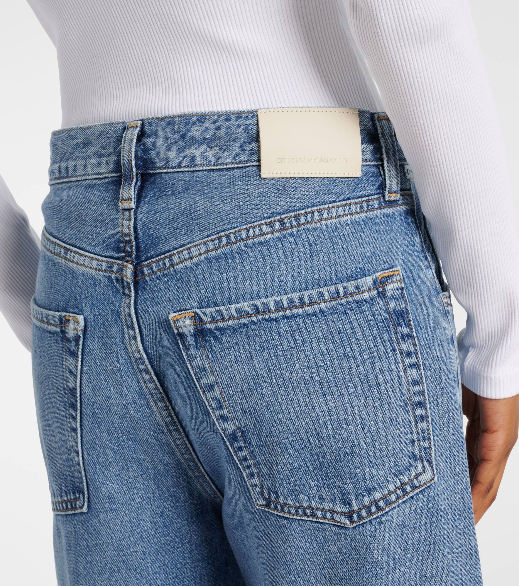 Ayla cropped wide-leg jeans - 5