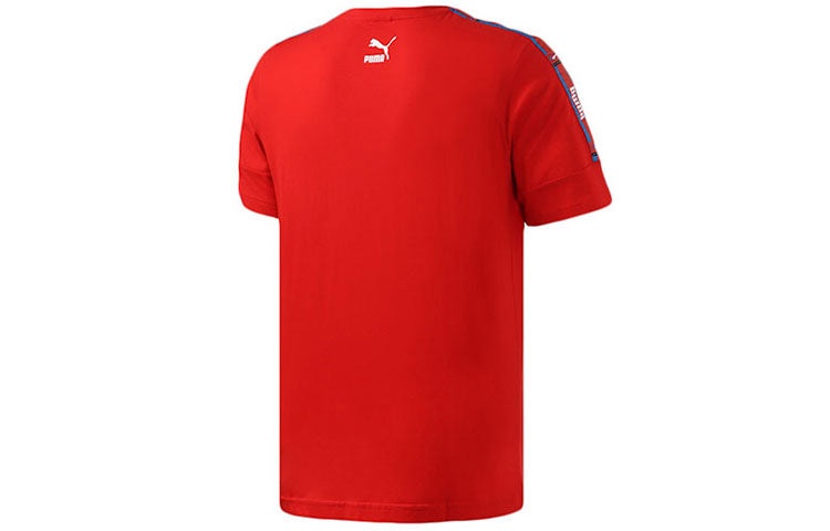 PUMA 90s Retro Tape Short Sleeve T-Shirt 'Red' 579516-04 - 2